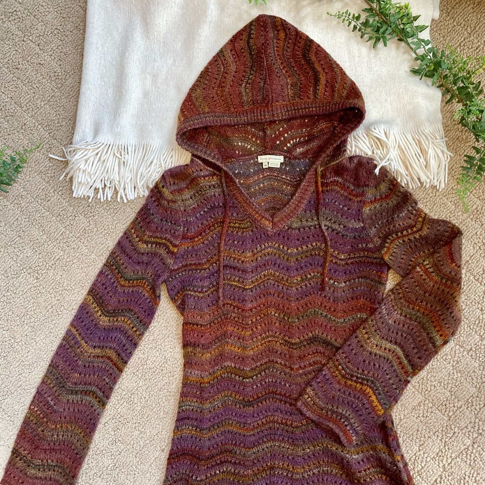 Royal Robbins | Super Unique Multicolored Hooded Sweater